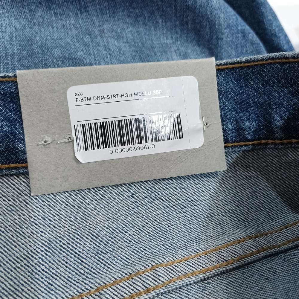Everlane The Checky Raw Cut Hem High Rise Low stretch Jeans - Picture 7 of 8